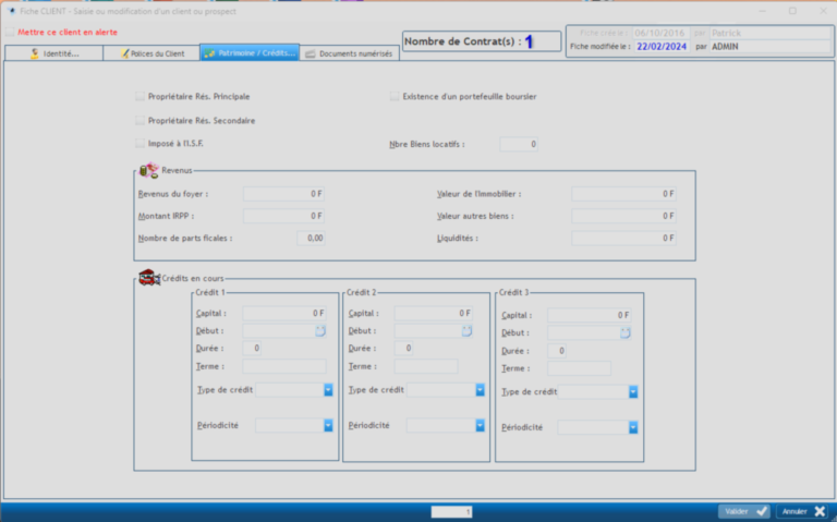 WGestass - Gestion du patrimoine